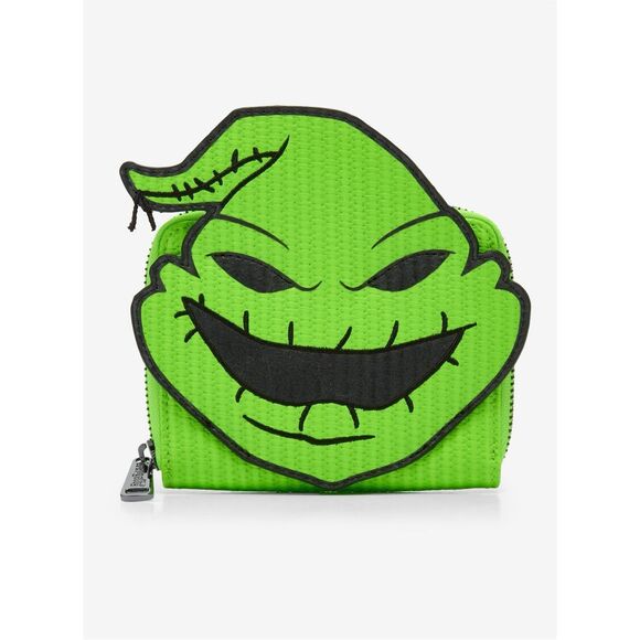 Loungefly Disney The Nightmare Before Christmas Oogie Boogie GITD Zip Wallet - Picture 2 of 6